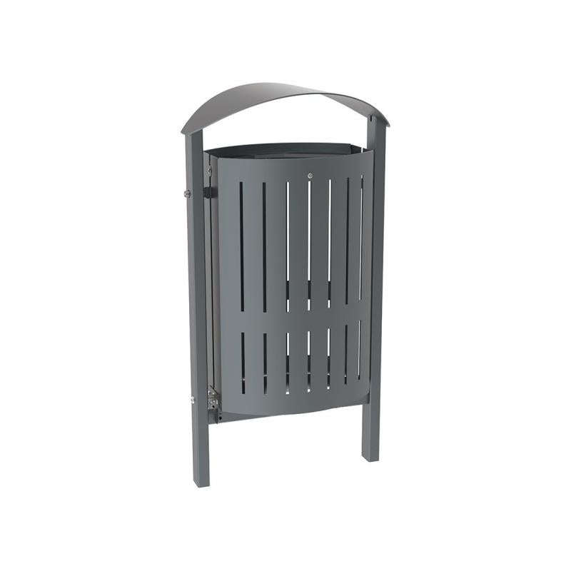 Abfallbehälter Silaos® 50 Liter aus Stahl