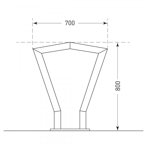 CITY-Anlehnbügel COPPA
