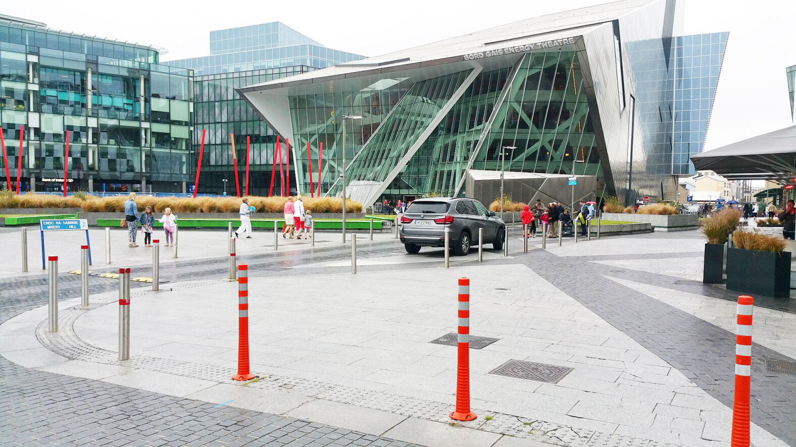 FlexBrite™ Flexibler Poller 1000 mm (Orange/Weiß)