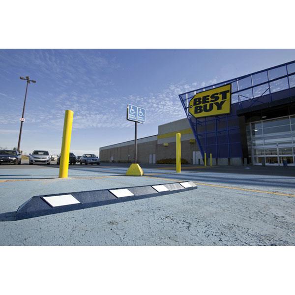 Park It 1800 mm Gummi-Radstop (weiß)