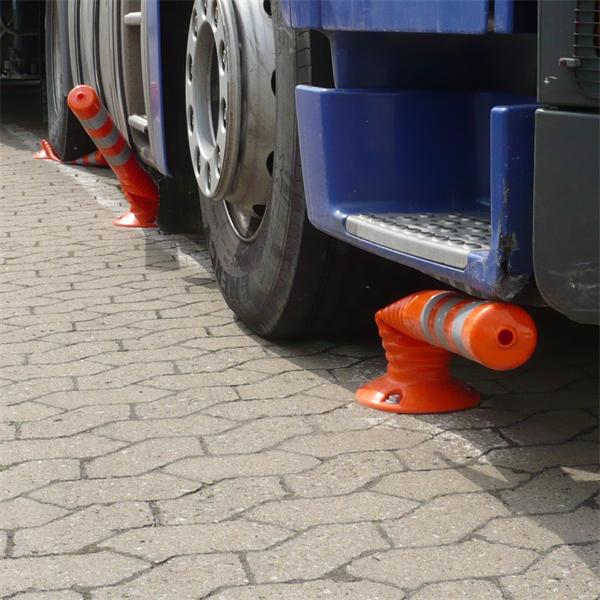 FlexBrite™ Flexibler Poller 1000 mm (Orange/Weiß)