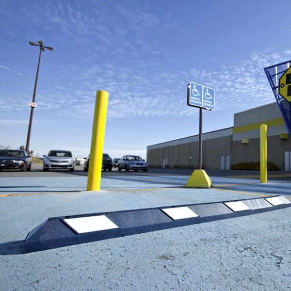 Park It 1800 mm Gummi-Radstop (weiß)