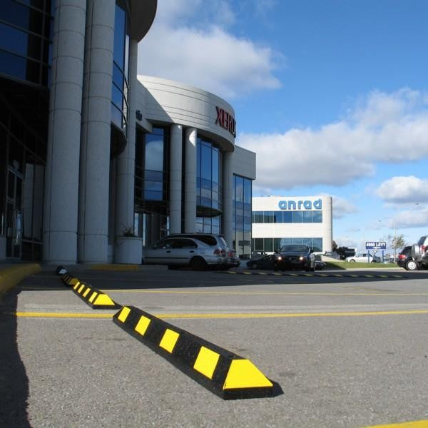 Park It 1800 mm Gummi-Radstop (Gelb)