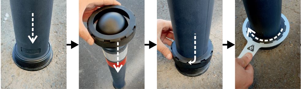 Flexbrite™ City Flexibler Poller