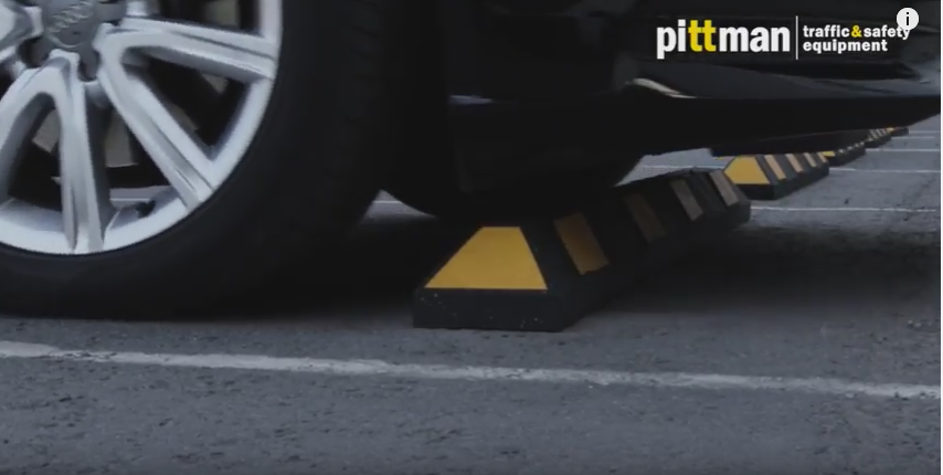 Park It 1800 mm Gummi-Radstop (Gelb)