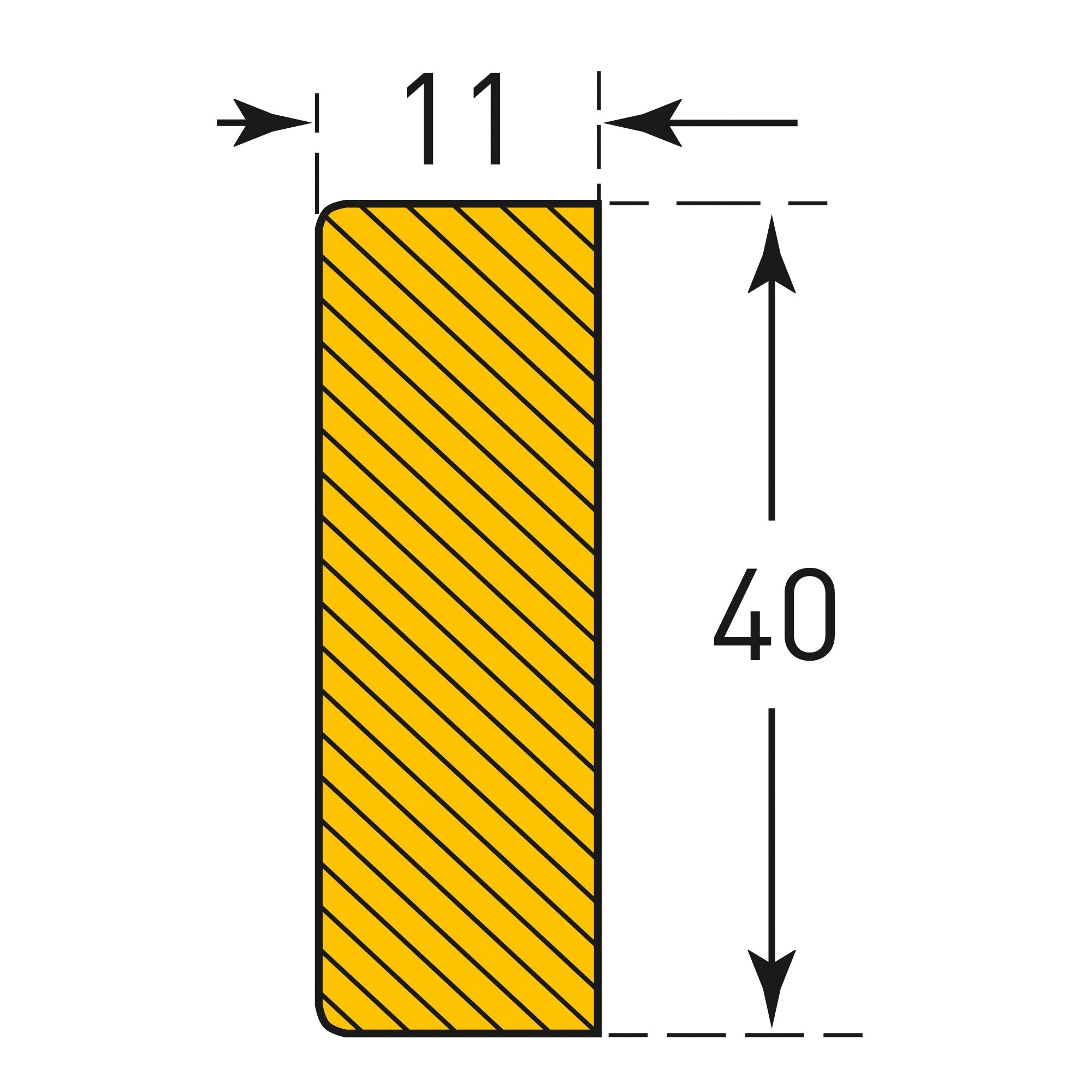 Aufprallschutzschaum - Oberflächenschutz - Rechteck