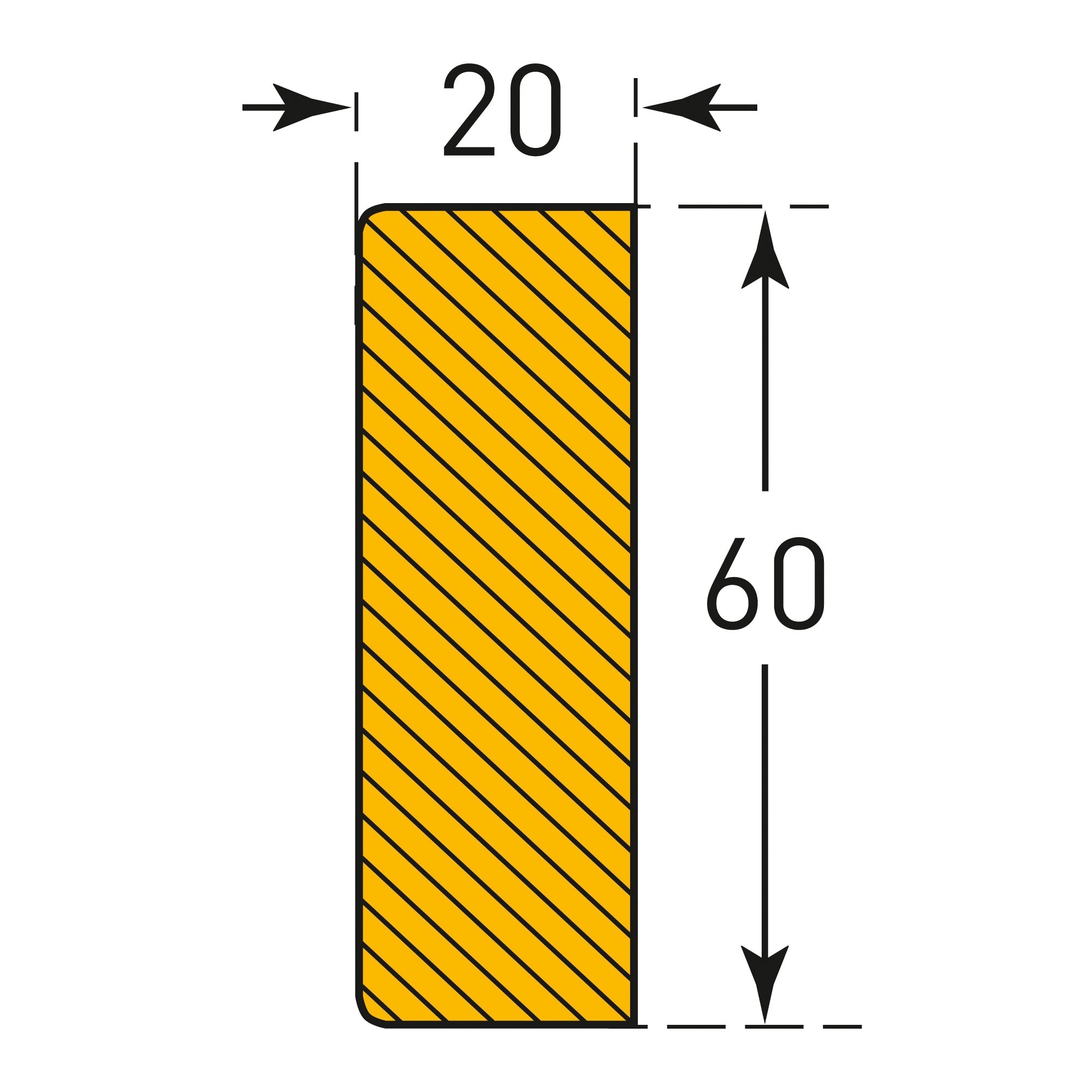 Aufprallschutzschaum - Oberflächenschutz - Rechteck